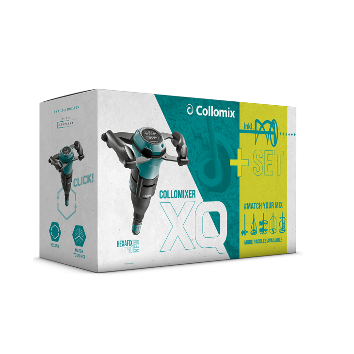 Collomix XQ 1 HF mørteldrill med WK120HF visp 1100W - Askøy Collomix XQ 1 HF mørteldrill med WK120HF visp 1100W - Askøy