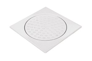 Slukrist 20x20 cm hvit uten uthugg
