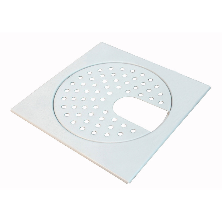 Slukrist 20x20 cm hvit med uthugg