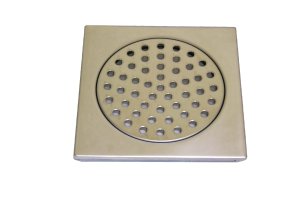 Slukrist 15x15 cm rund uten uthugg blank