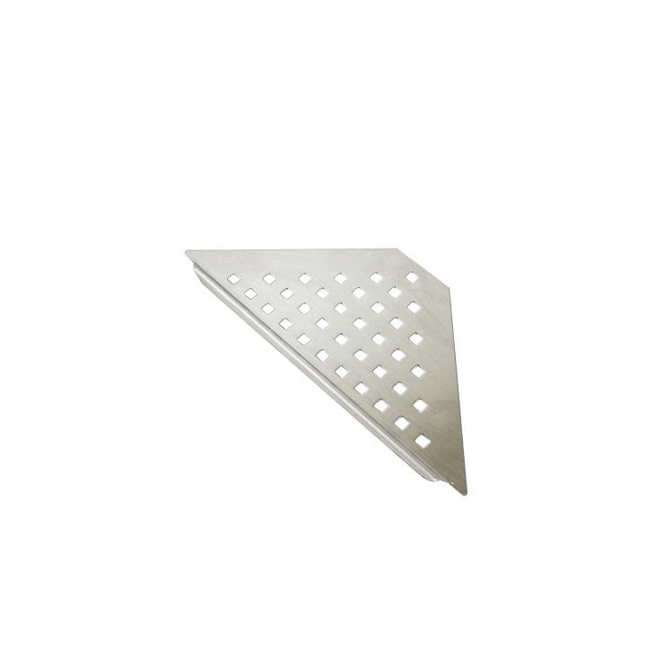 Design hjørnehylle N°7 for dusj 1mm, børstet stål