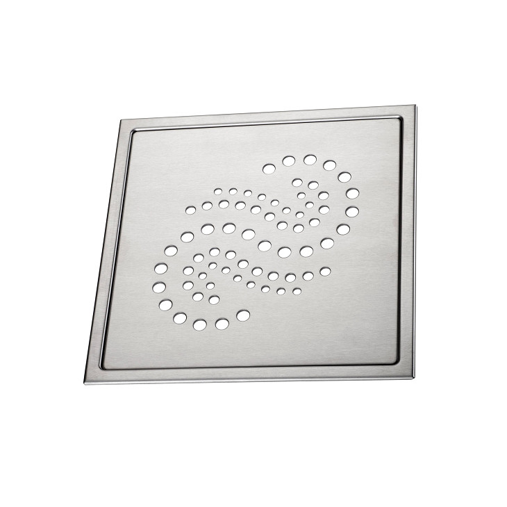 Design Slukrist Peridot 20x20cm børstet syrefast stål