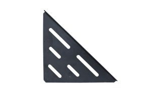 Hjørnehylle Tile In sort matt