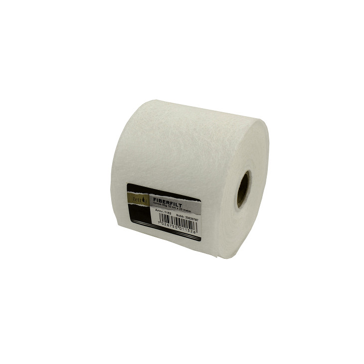 Fiberfilt remse 80 g 10 cm x 25 meter