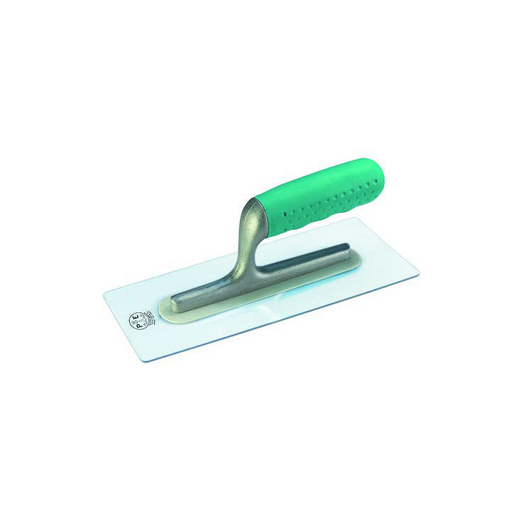 Pavan glattebrett i klar plast 240x100 mm med softgrep