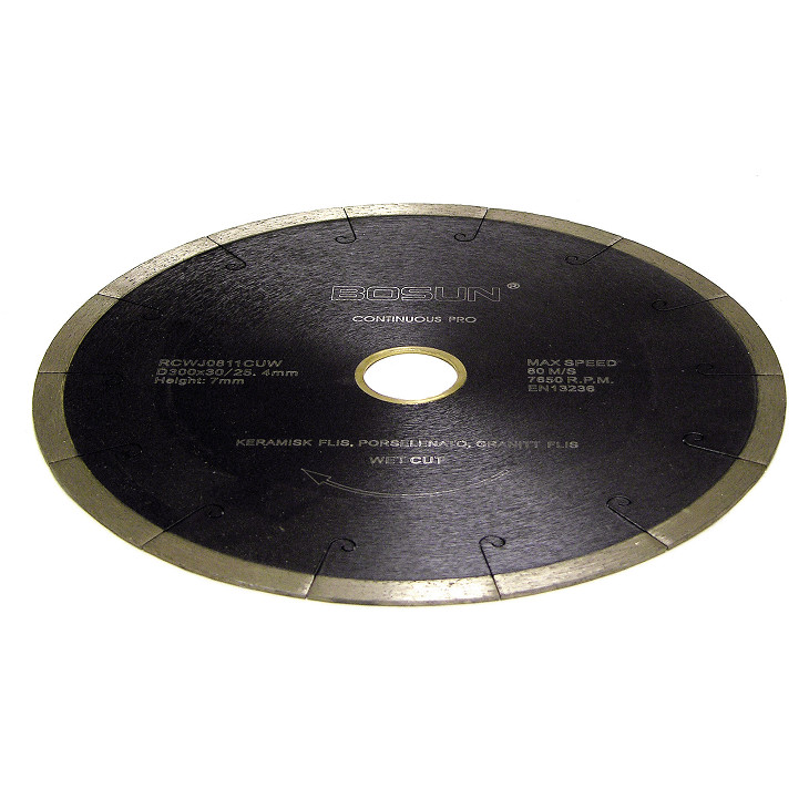 Diamantblad segment 300/30-25,4 mm Bosun