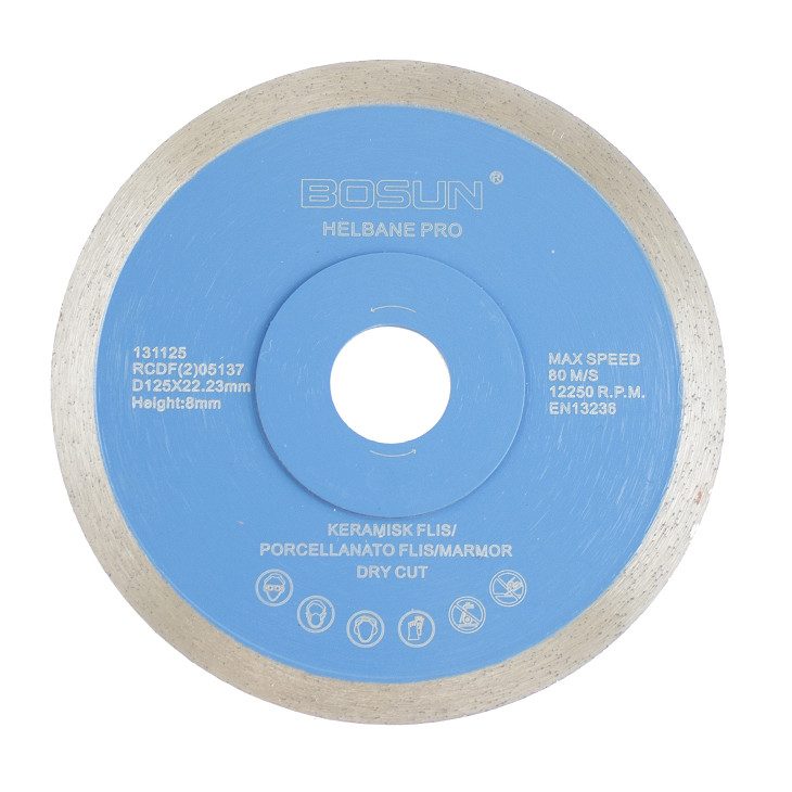 Diamantblad helbane 125/22,2 mm Bosun Pro Blå