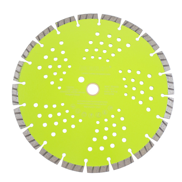 Diamantblad turbosegment 300/25,4-20 mm Bosun Pro Grønn