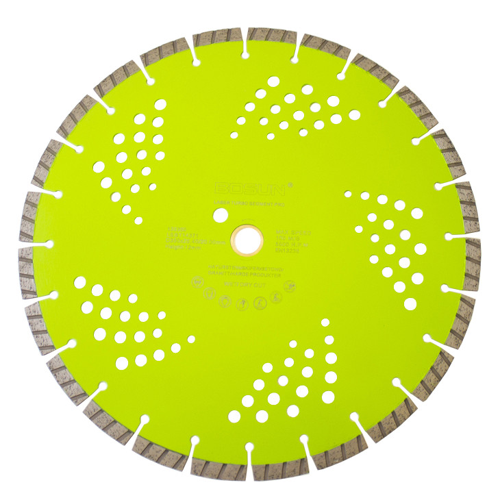 Diamantblad turbosegment 350/25,4-20 mm Bosun Pro Grønn