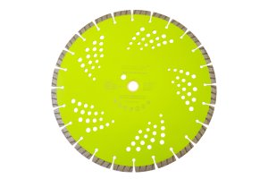 Diamantblad turbosegment 350/25,4-20 mm Bosun Pro Grønn