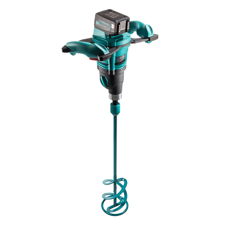Collomix Xo 20 NC HF mørteldrill med visp WK140 HF m/ 2 CAS batteri/lader
