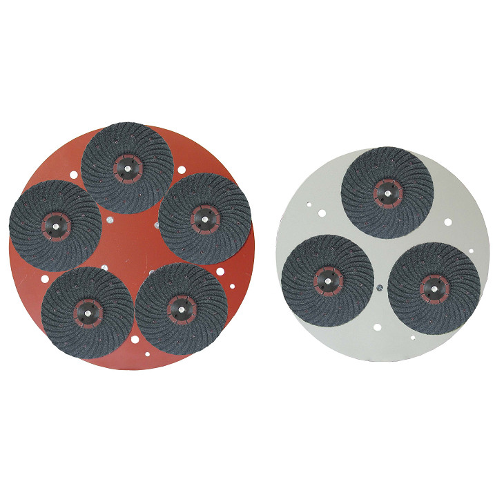 Maxititina plate med 5 smergelskiver
