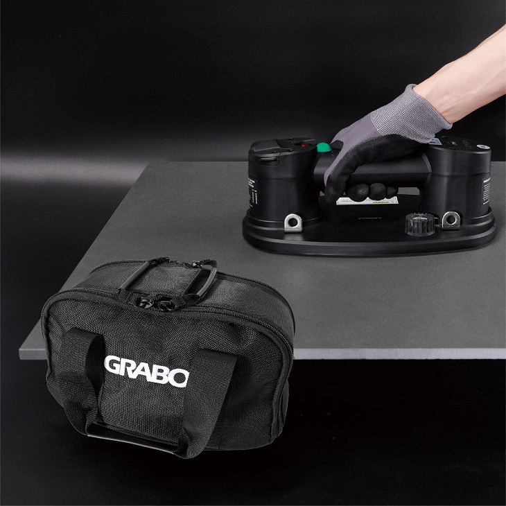 Bihui Grabo Plus + batteridrevet vakuum sugekopp med 2 batteri og lader