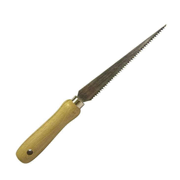 Kniv for våtromsplater, herdet tenner