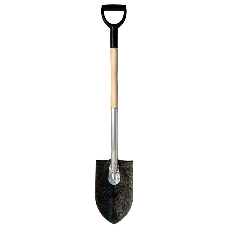 Bjärnums hagespade spiss S80 i herdet stål, høyde 110 cm