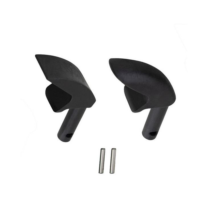 DaneTool løst Fugepresshode Oval + Flat - nylon 1 pk= 5 stk oval + 5 stk flat + 2 stk splitter