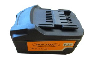 Rokamat Batteripakke 5,2 Ah 18V