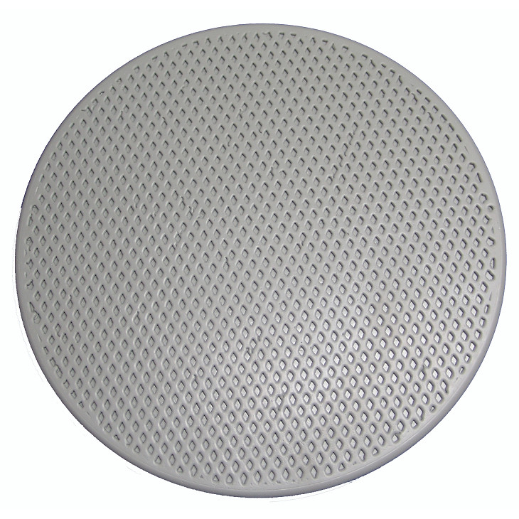 Rokamat Skate/Sponge float perforert plate for rubbing/glatting av betong Ø350 mm