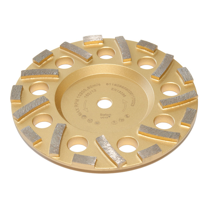 Rokamat Gex Diamantslipekopp Gold universal for harde materialer Ø150 mm
