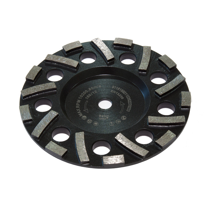 Rokamat Gex Diamantslipekopp Black universal for grove overflater Ø150 mm