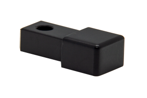 Projolly firkant Symetric hjørnestk sort matt alu 8 mm 2pk.