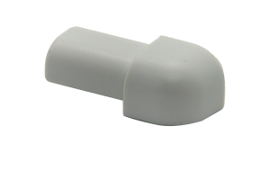 Projolly Quart treveis hjørne lys grå PVC 10 mm 5 pk
