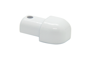 Projolly Quart treveis hjørne hvit alu 12,5 mm 2pk.
