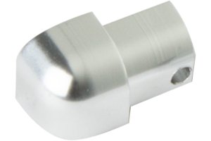 Projolly Quart treveis hjørne krom alu 6 mm 2pk.