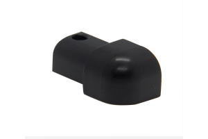 Projolly Quart treveis hjørne sort matt alu 8 mm 2 pk