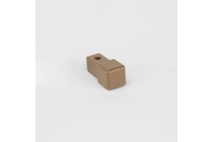 Projolly firkant Symetric hjørnestk Stone Bronze alu 10 mm 2pk. SL09/2