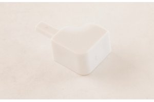 Projolly Quart innv hjørne hvit PVC 10 mm 5 pk
