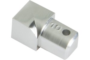 Projolly Quart innv hjørne krom alu 10 mm 2pk.
