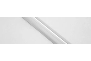 Proedge AC utenpåliggende hj.list 25 mm polert stål selv.kleb.