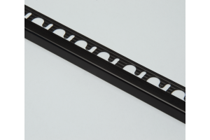 Projolly firkant Symetriclist sort matt alu 12,5 mm 270 cm