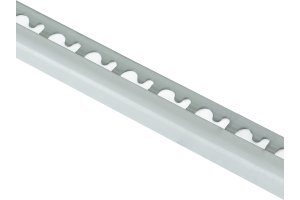 Projolly Quart rund list hvit alu 12,5 mm 270 cm