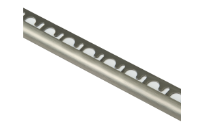 Projolly Quart rund list børstet stål 12,5 mm 270 cm