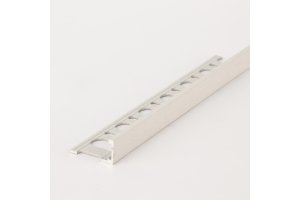 Proterminal endelist Stone White Cement alu 10 mm 270 cm SL18