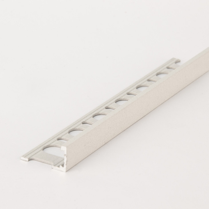 Proterminal endelist Stone White Cement alu 10 mm 270 cm SL18